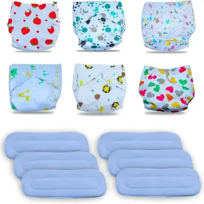 Re-Washable Baby Cloth Diapers with Waterproof Materials