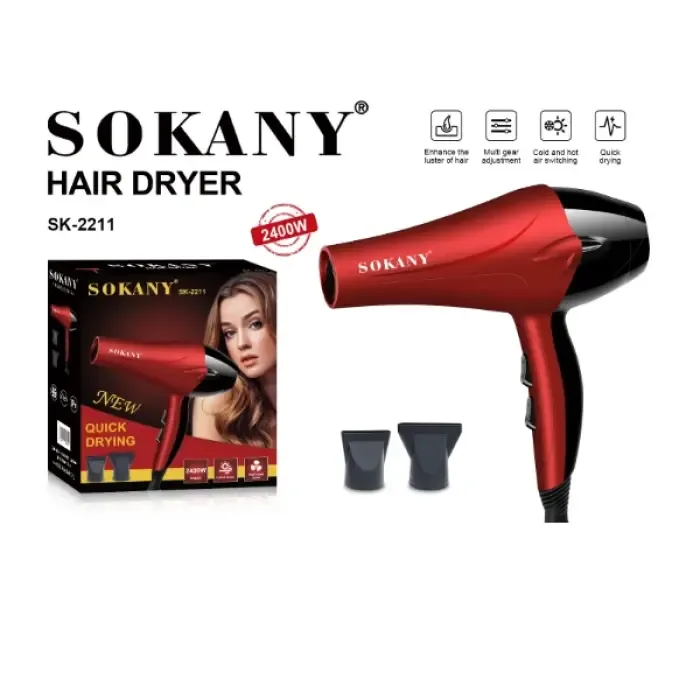 Sokany Sk-2211 Professional Hair Dryer - 2400 W